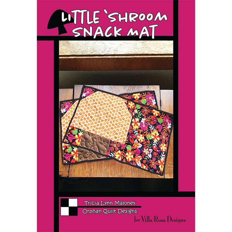 Little 'Shroom Snack Mat Pattern PDF Download - Villa Rosa Designs from Fort Worth Fabric Studio