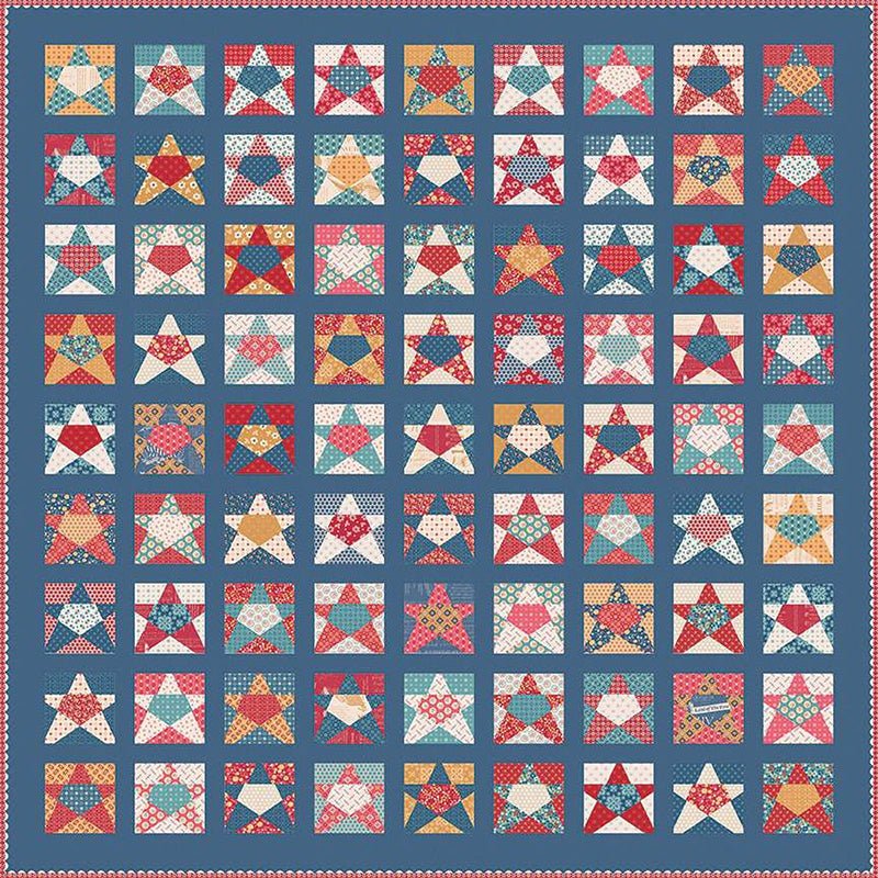 Lori Holt 10" Star Iron - On Quilt Paper by Riley Blake - Riley Blake from Fort Worth Fabric Studio