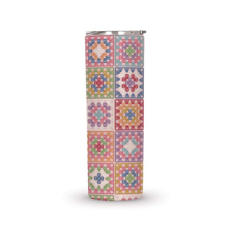 Lori Holt Tall Crochet Tumbler by Riley Blake - Riley Blake from Fort Worth Fabric Studio