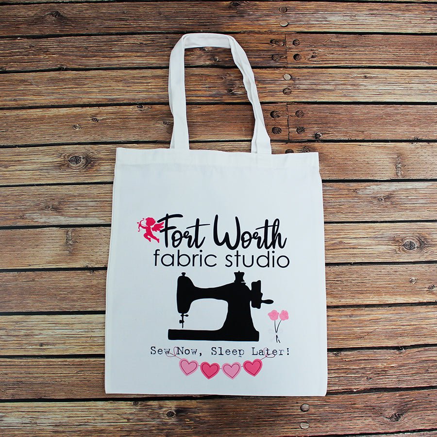 Love Maker Canvas Bag – FWFS Exclusive - Fort Worth Fabric Studio from Fort Worth Fabric Studio