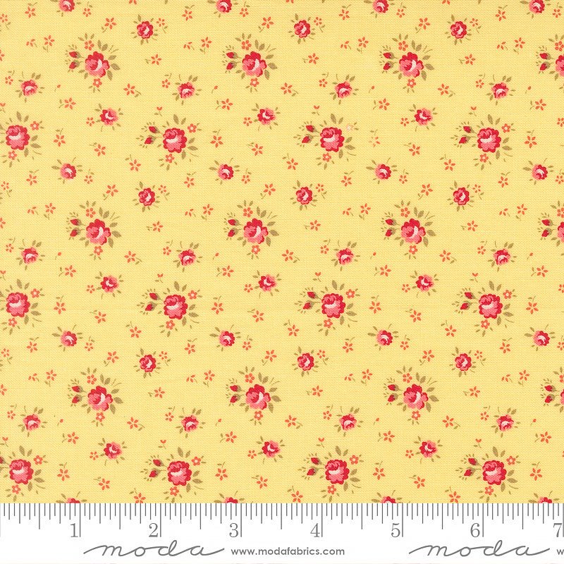 Lyda Rose Petite Roses Sunwashed - Moda from Fort Worth Fabric Studio