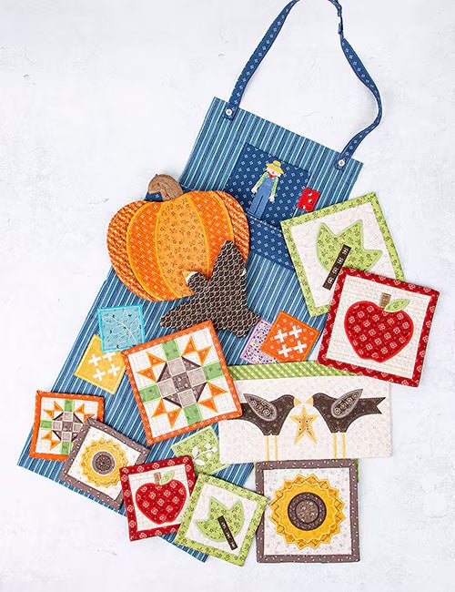 Machine Embroidery USB Autumn in the Kitchen by Lori Holt for Riley Blake - Riley Blake from Fort Worth Fabric Studio
