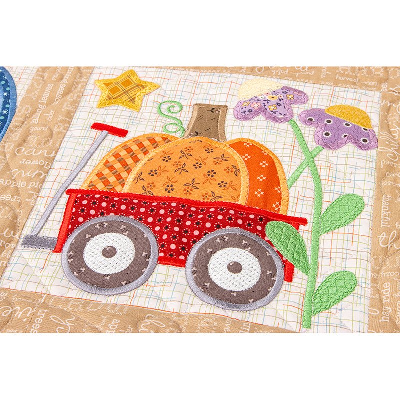 Machine Embroidery USB Autumn Love by Lori Holt for Riley Blake - Riley Blake from Fort Worth Fabric Studio