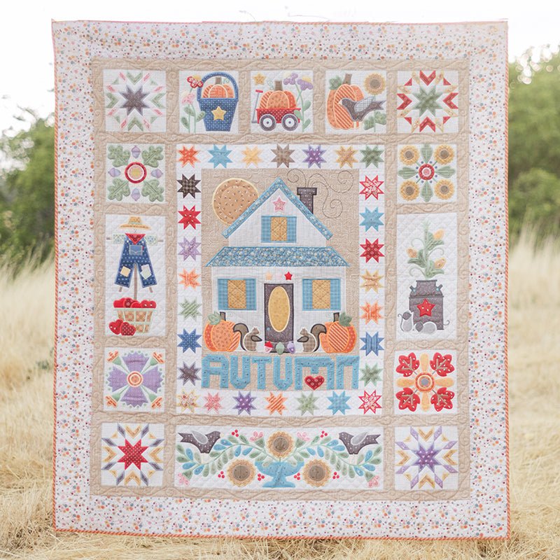 Machine Embroidery USB Autumn Love by Lori Holt for Riley Blake - Riley Blake from Fort Worth Fabric Studio