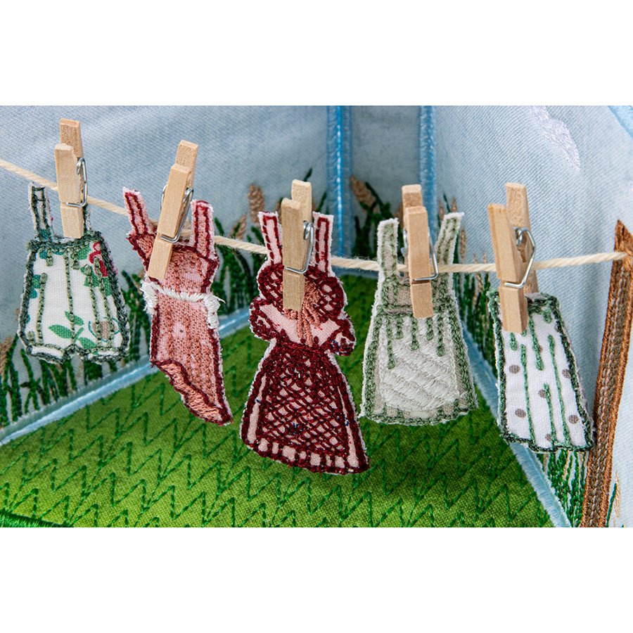 Machine Embroidery USB Homestead Prairie House by Modern Prairie for Riley Blake - Riley Blake from Fort Worth Fabric Studio