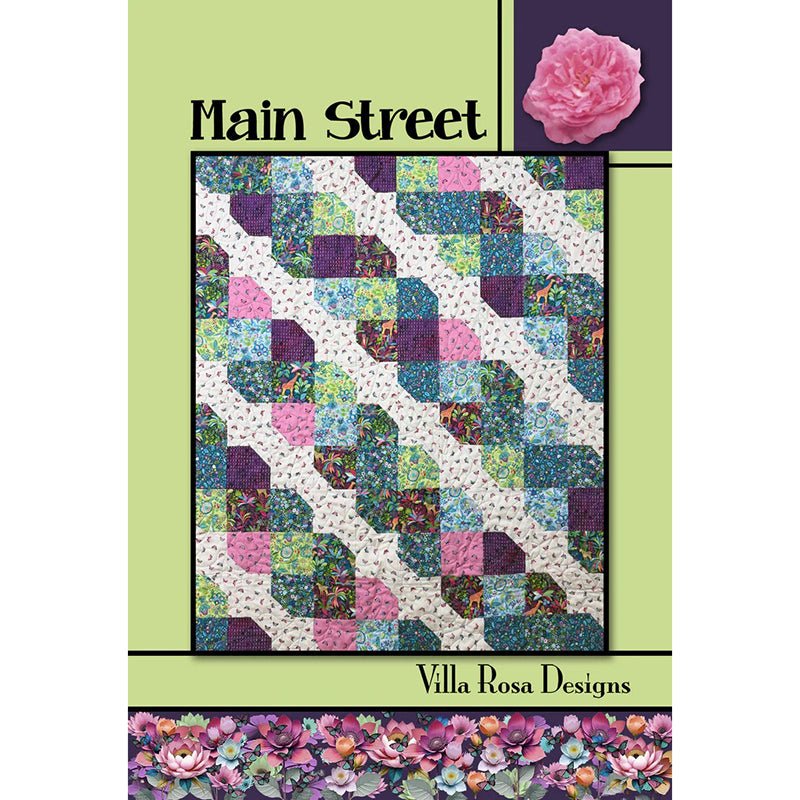 Main Street Quilt Pattern PDF Download - Villa Rosa Designs from Fort Worth Fabric Studio