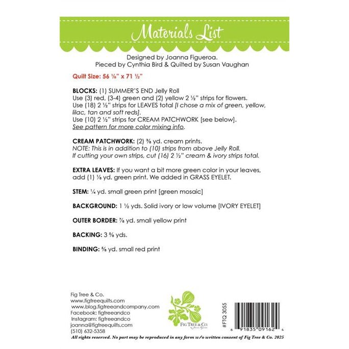 Maisy Daisies Quilt Pattern by Fig Tree & Co. Pattern by Fig Tree & Co.