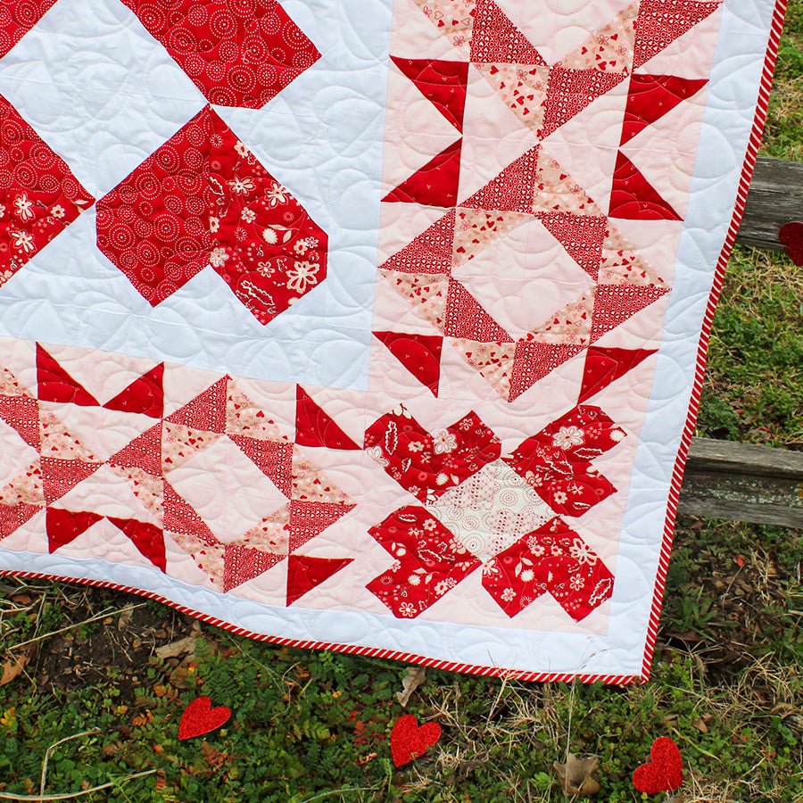 Matters of the Heart Quilt Pattern PDF Download - Fort Worth Fabric Studio from Fort Worth Fabric Studio