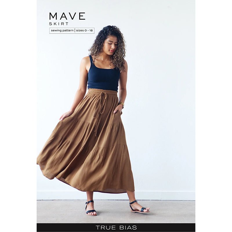 Mave Skirt Pattern Sizes 0 - 18 - True Bias from Fort Worth Fabric Studio