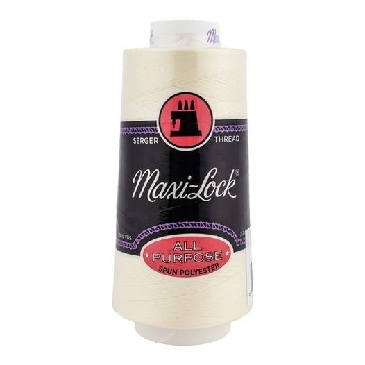 Maxi - Lock All Purpose Serger Thread Cone Eggshell - Maxi - Lock from Fort Worth Fabric Studio