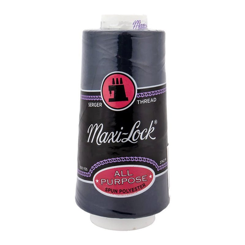 Maxi - Lock All Purpose Serger Thread Cone Navy - Maxi - Lock from Fort Worth Fabric Studio