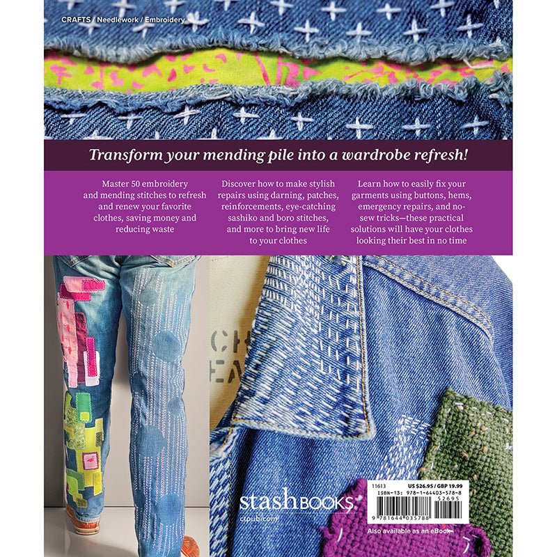 Mending Handbook by Shannon Roudhán and Jason Bowlsby - C&T Publishing from Fort Worth Fabric Studio