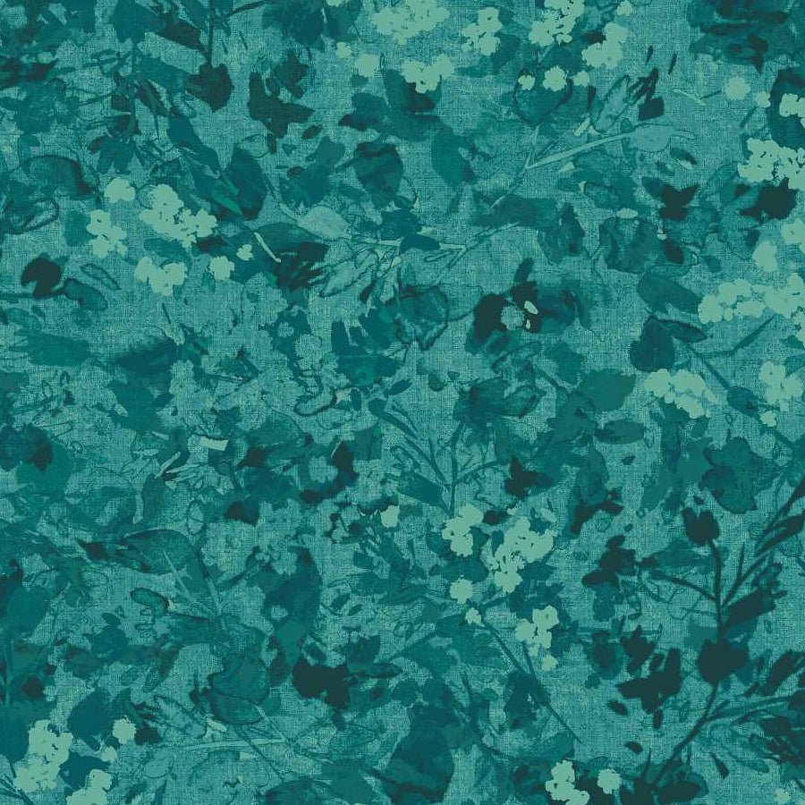 Meow Mix Cat Texture Dark Teal - Studio E from Fort Worth Fabric Studio