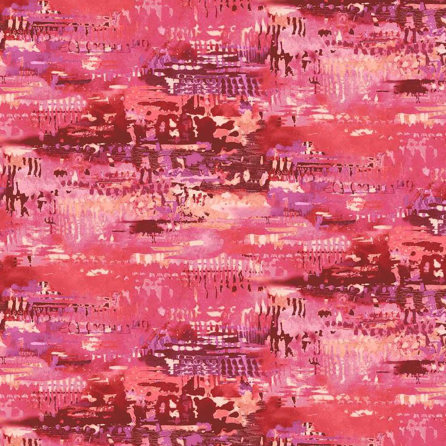 Meow Mix Thick Paint Red - Studio E from Fort Worth Fabric Studio