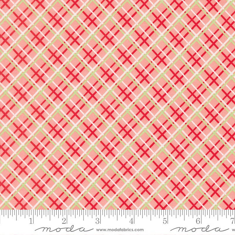 Merrily on High Checks & Plaids Blush - Moda from Fort Worth Fabric Studio