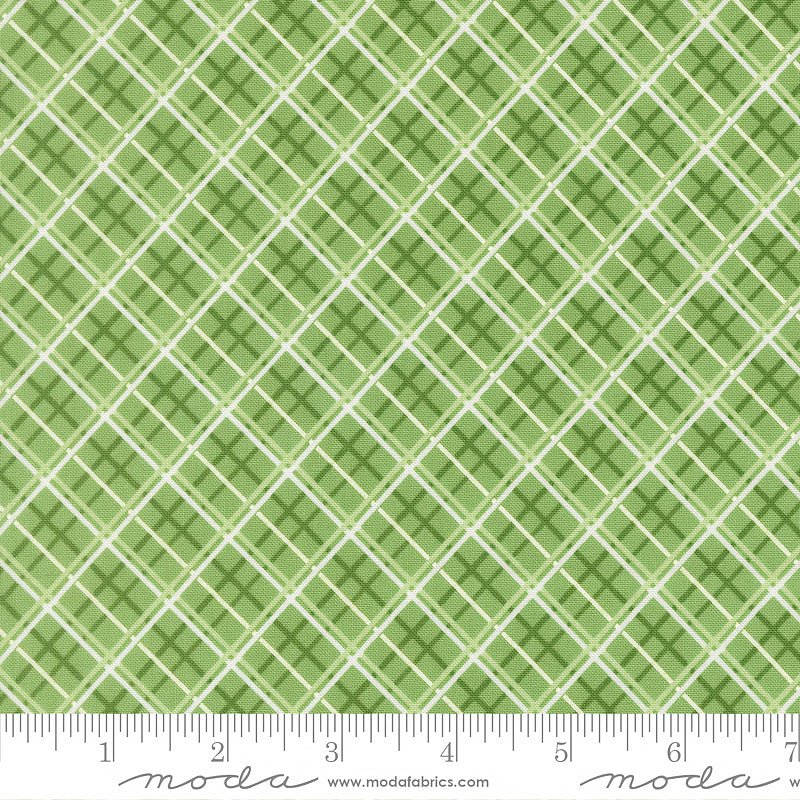 Merrily on High Checks & Plaids Evergreen - Moda from Fort Worth Fabric Studio