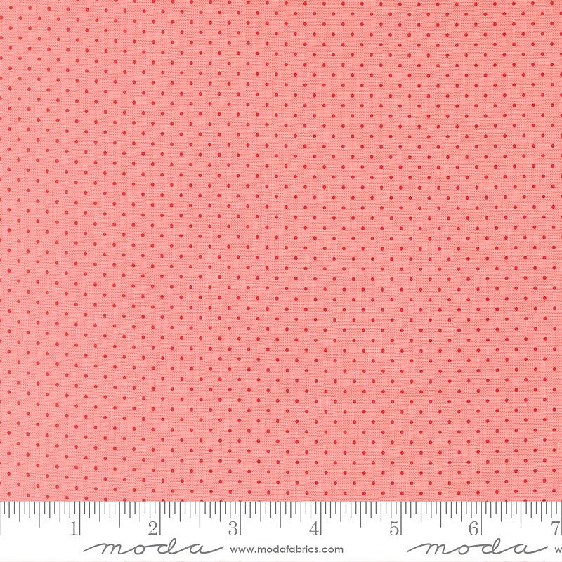 Merrily on High Festive Dots Blush - Moda from Fort Worth Fabric Studio