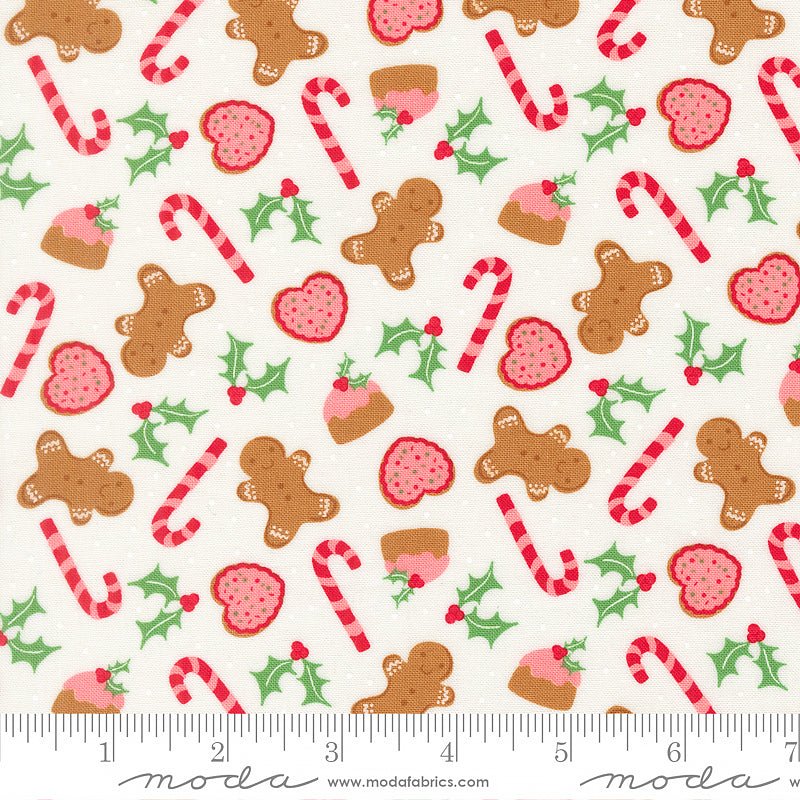 Merrily on High Sweet Treats Snow - Moda from Fort Worth Fabric Studio