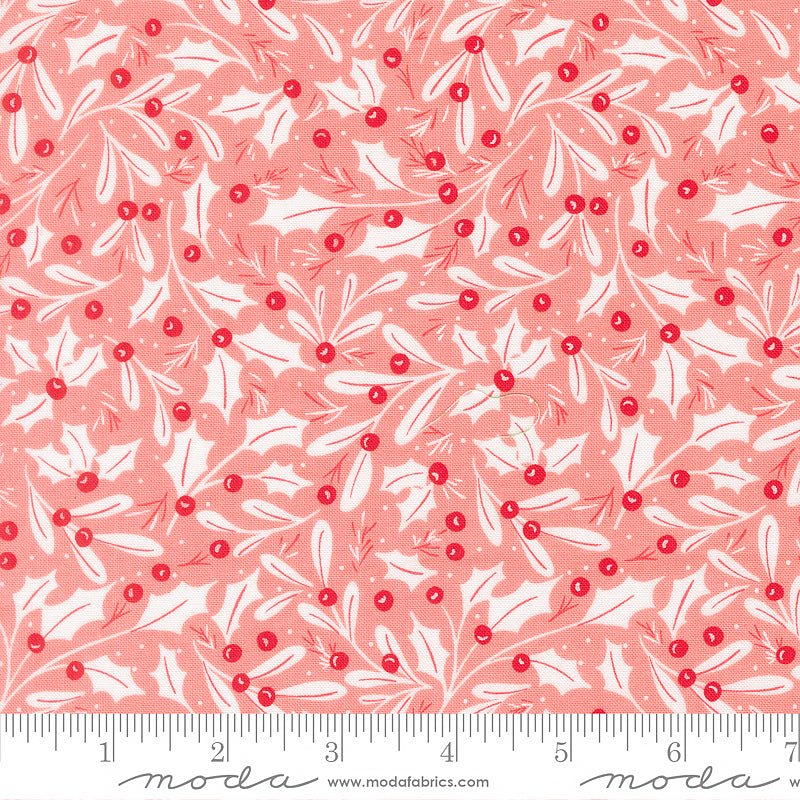 Merrily on High Winter Berries Blush - Moda from Fort Worth Fabric Studio