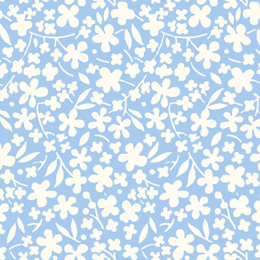 Merry Go Round Mini Vine Sky - Windham from Fort Worth Fabric Studio