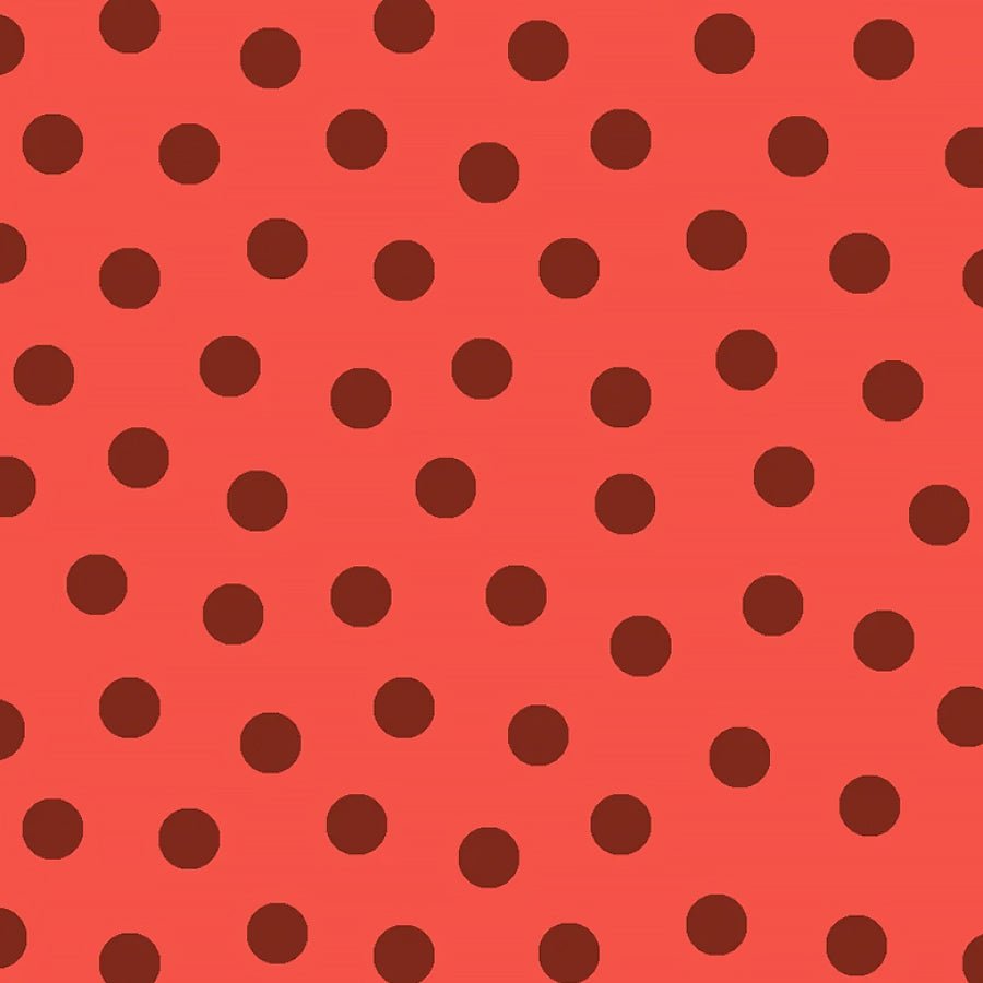 Merry Go Round Polka Dot Red - Windham from Fort Worth Fabric Studio