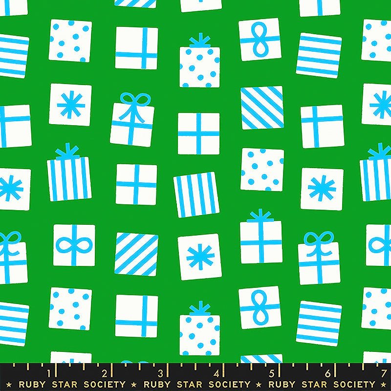 Merry Happy Gifts Verdant - Ruby Star Society from Fort Worth Fabric Studio