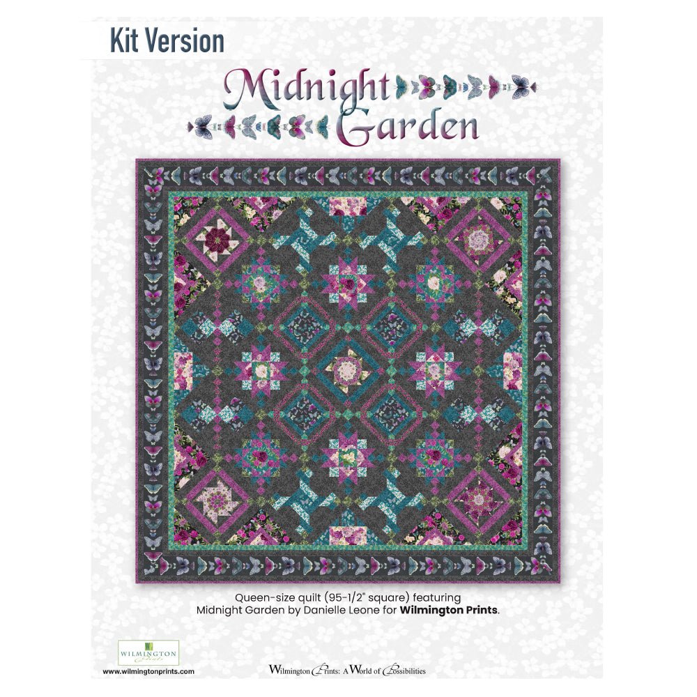 Midnight Garden Quilt Pattern from Wilmington PDF Download - Wilmington Prints from Fort Worth Fabric Studio