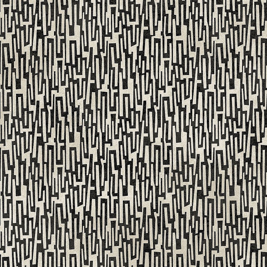 Modern Vibe Scrambled Shapes White Multi - Northcott from Fort Worth Fabric Studio