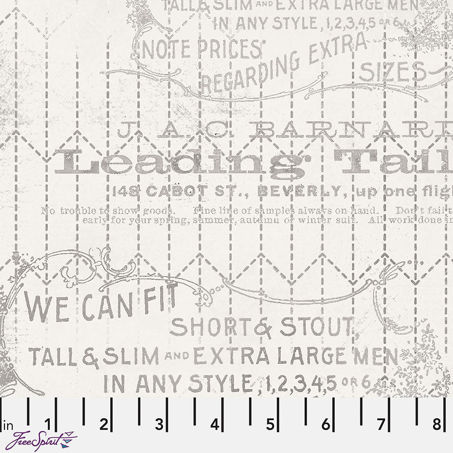 Monochrome Tailored Linen - Free Spirit from Fort Worth Fabric Studio