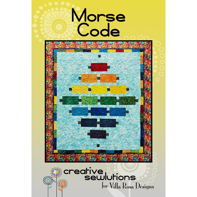 Morse Code Quilt Pattern PDF Download - Villa Rosa Designs from Fort Worth Fabric Studio