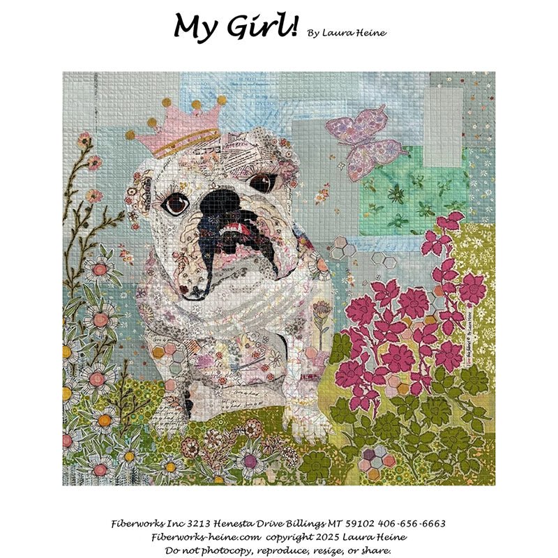 My Girl! Collage Pattern by Fiberworks Inc - Fiberworks Inc from Fort Worth Fabric Studio