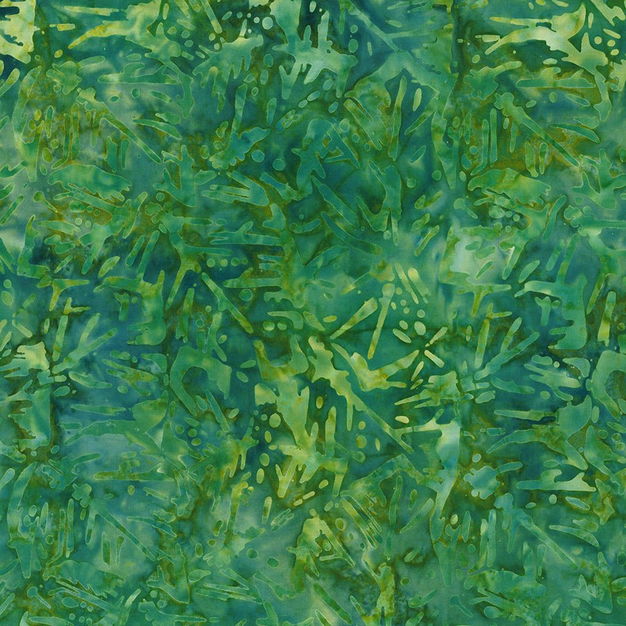 Mystic Vineyard Batiks Banana Leaf Green - Wilmington Prints from Fort Worth Fabric Studio