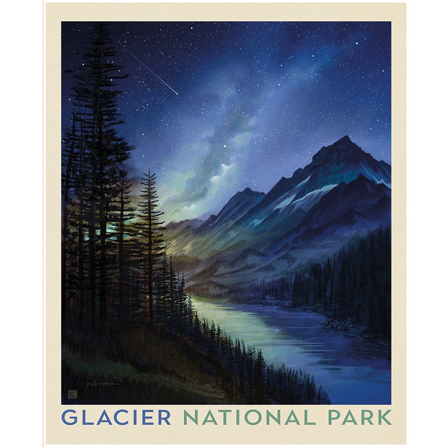 National Parks 36" Glacier Panel Multi - Riley Blake from Fort Worth Fabric Studio