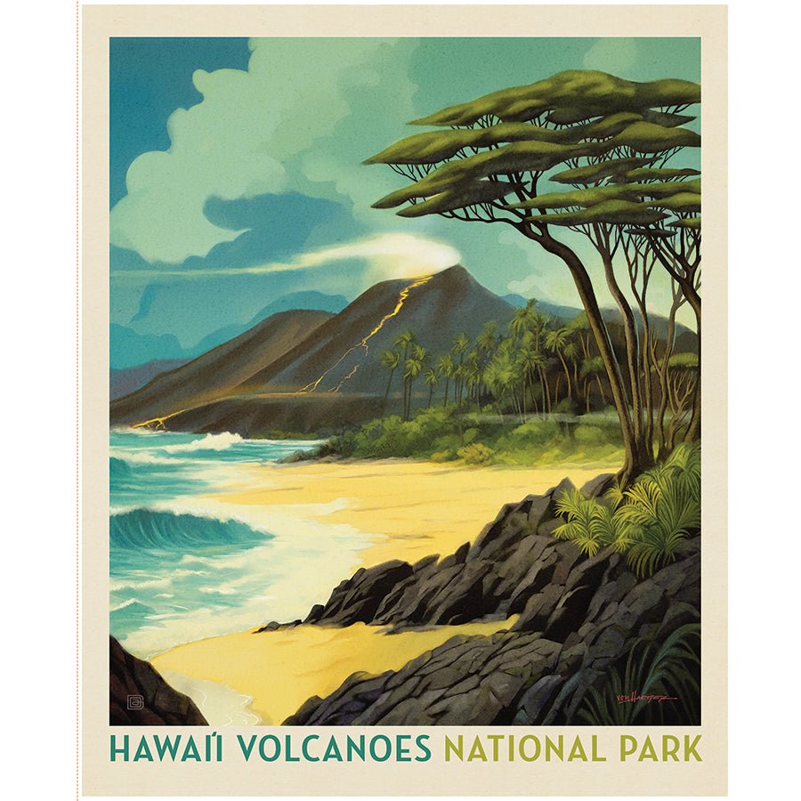 National Parks 36" Hawaii Volcanoes Panel Multi - Riley Blake from Fort Worth Fabric Studio
