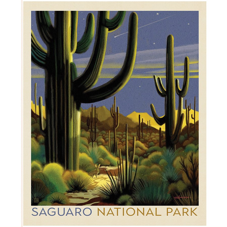National Parks 36" Saguaro Panel Multi - Riley Blake from Fort Worth Fabric Studio