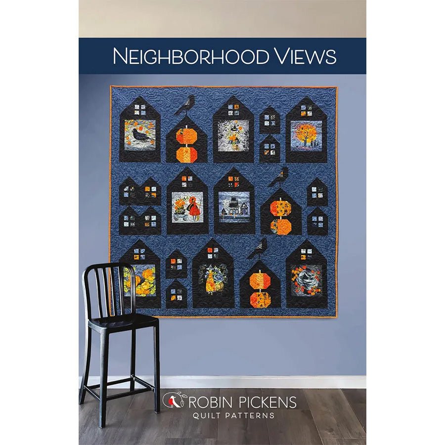 Neighborhood Views Quilt Pattern by Robin Pickens - Robin Pickens from Fort Worth Fabric Studio