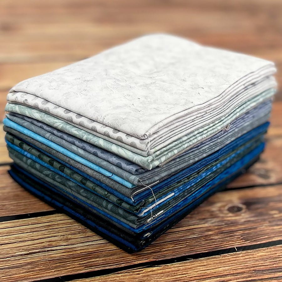 Nickel Plated Fat Quarter Bundle | Fundamentals by White Owl Textiles - White Owl Textiles from Fort Worth Fabric Studio