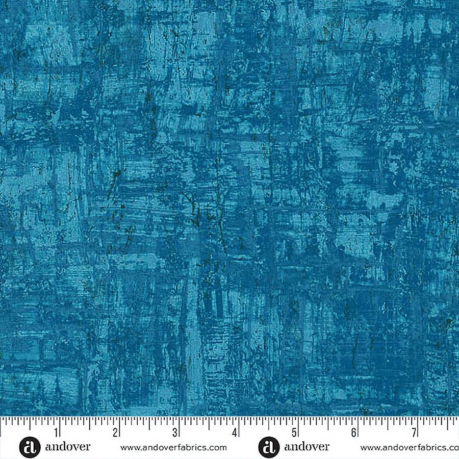 Nitty Gritty Bondi Blue - Andover from Fort Worth Fabric Studio