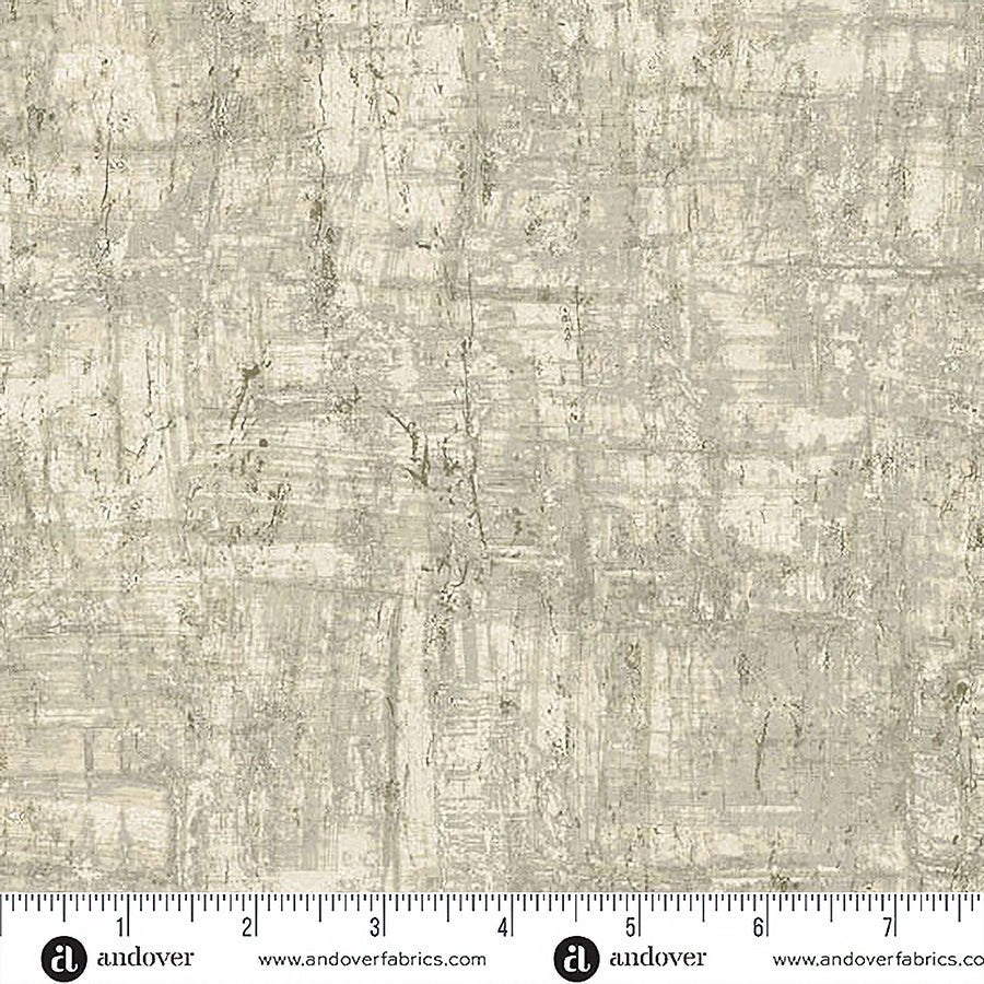 Nitty Gritty Smoke - Andover from Fort Worth Fabric Studio