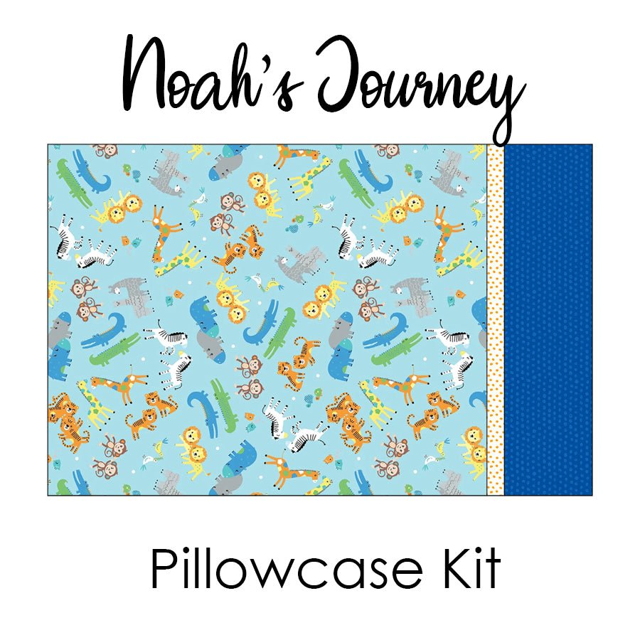 Noah's Journey Pillowcase Kit from Benartex - Benartex from Fort Worth Fabric Studio