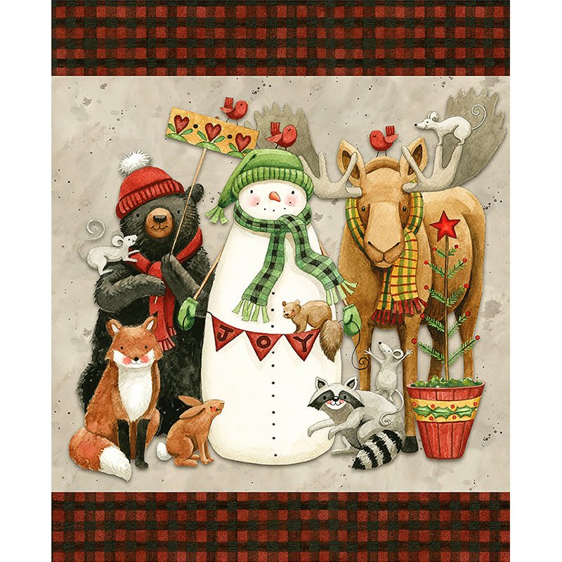 Northern Christmas 35 ½" Panel Multi - Riley Blake from Fort Worth Fabric Studio