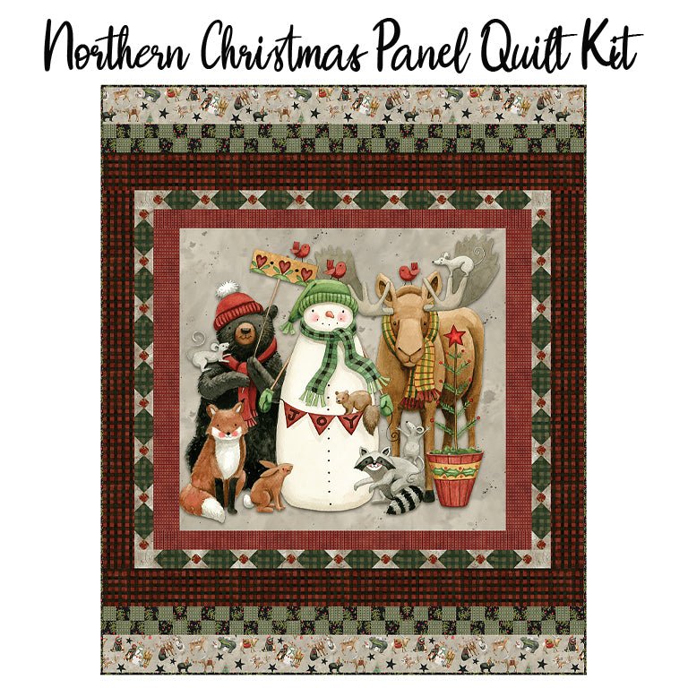 Northern Christmas Panel Quilt Kit from Riley Blake - Riley Blake from Fort Worth Fabric Studio
