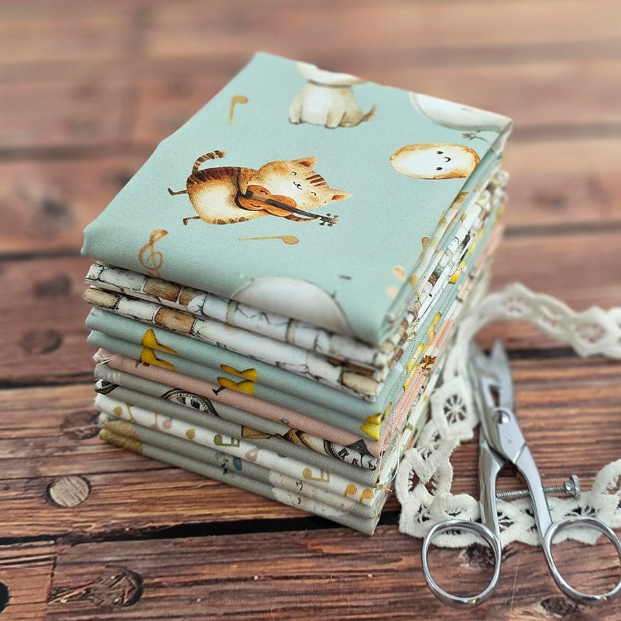 Nursery Rhyme Time Fat Quarter Bundle from Blank 7 Prints - Blank Quilting from Fort Worth Fabric Studio
