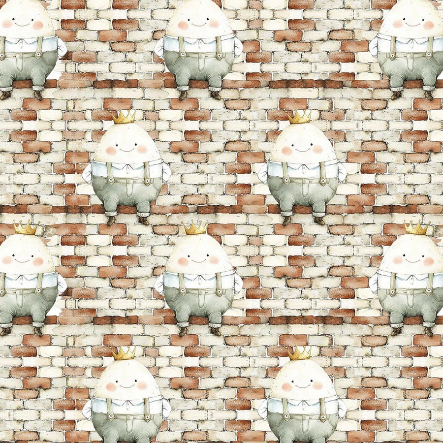 Nursery Rhyme Time Humpty Dumpty Ivory - Blank Quilting from Fort Worth Fabric Studio