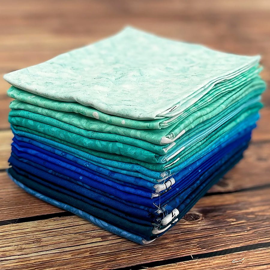 Oceanside Fat Quarter Bundle | Fundamentals by White Owl Textiles - White Owl Textiles from Fort Worth Fabric Studio