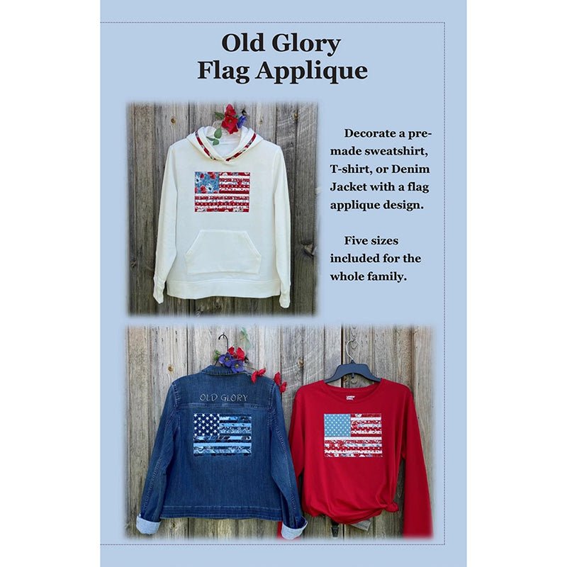 Old Glory Flag Applique Pattern by J. Minnis Designs - J. Minnis Designs from Fort Worth Fabric Studio