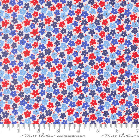 On The Porch Field of Flowers Cloud - Moda from Fort Worth Fabric Studio