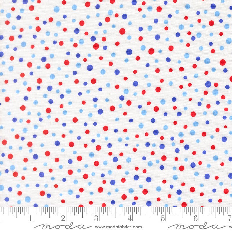 On The Porch Rain Dots Cloud - Moda from Fort Worth Fabric Studio