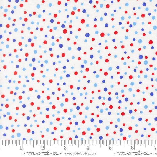 On The Porch Rain Dots Cloud - Moda from Fort Worth Fabric Studio