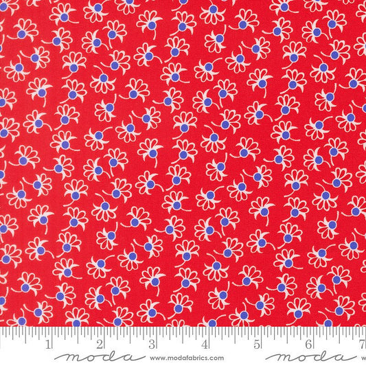 On The Porch Wishes Country Red - Moda from Fort Worth Fabric Studio
